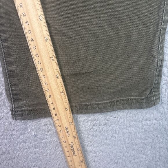 Legendary Outfitters Canvas Pant Men's 38x32 Relaxed Fit Green Cargo Work - Picture 8 of 10